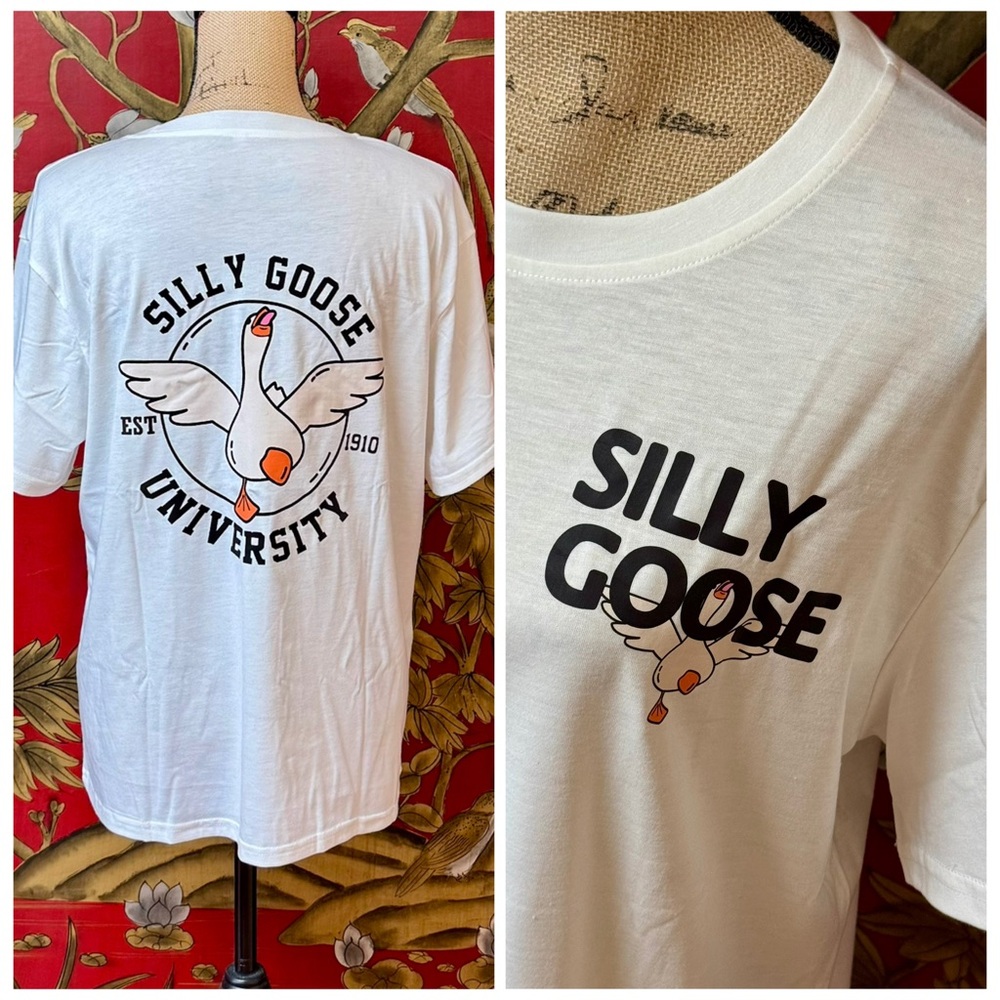☀️ $10 SALE | 🆕 Women’s “Silly Goose University” Tee | #T55